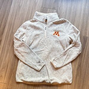 Women's Gray Quarter-Zip Pullover